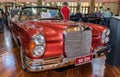 1964 Mercedes 220 SE Cabriolet car at Motorclassica Royalty Free Stock Photo